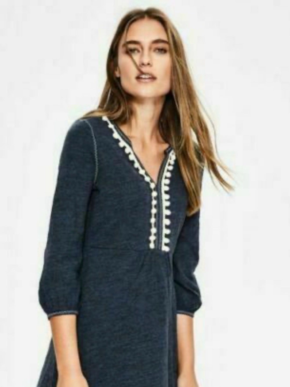 Biden Pom pom Carina Jersey Tunic
Size 6 Long
